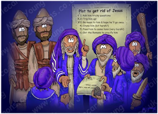 Bible Cartoons: John 11 - The Plot To Kill Jesus