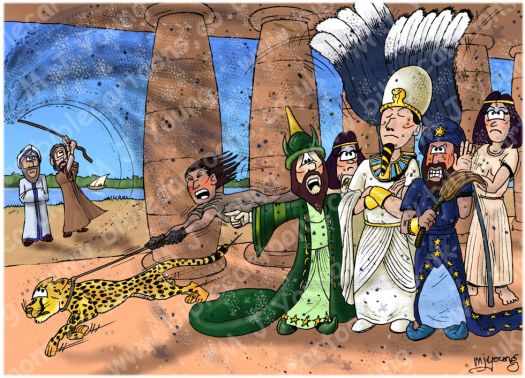 Bible Cartoons Exodus 08 The Ten Plagues Of Egypt The Plague Of Gnats