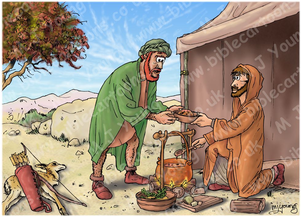 Esau Forgives Jacob Genesis 29 33 Printable Bible Lesson 51 Off
