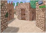 Luke 18 - Parable of persistent widow - Scene 01 - Jesus tells a parable - TBackground 980x706px col.jpg