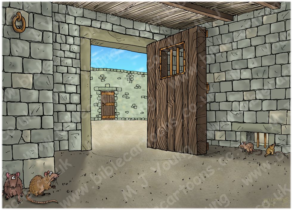 Genesis 39 - Joseph in prison - Scene 02 - Thrown into prison - Background 980x706px col.jpg