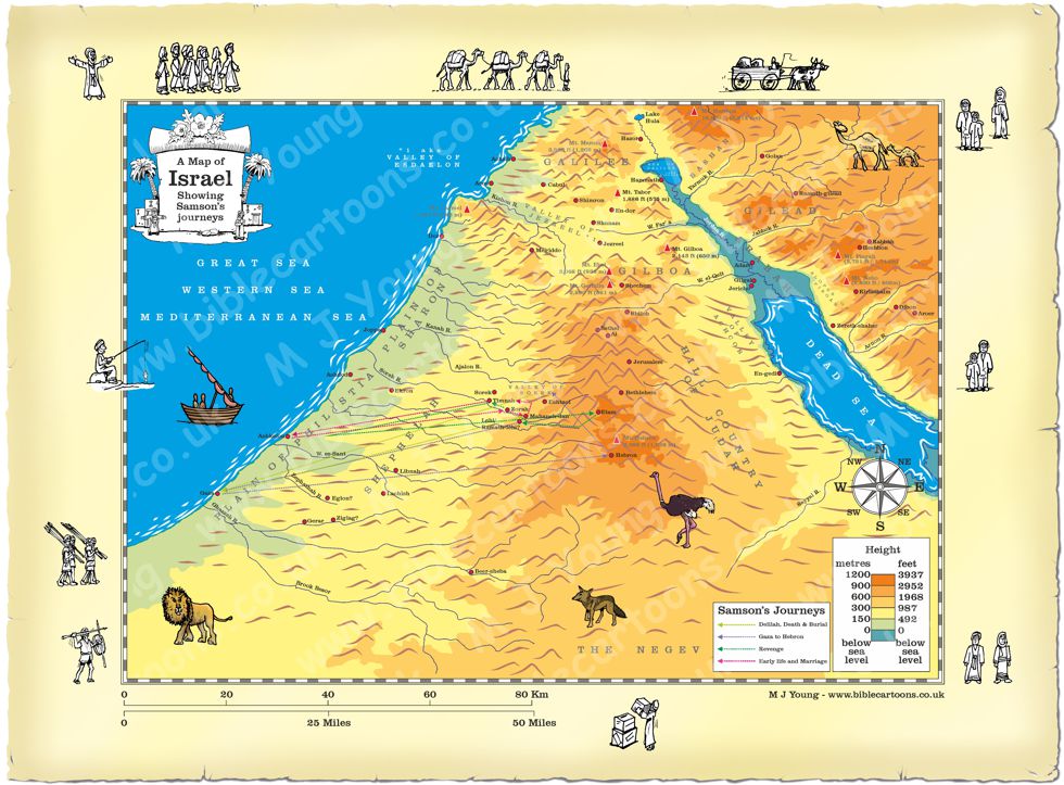 Map_Israel_Samson_Life_Journeys.jpg
