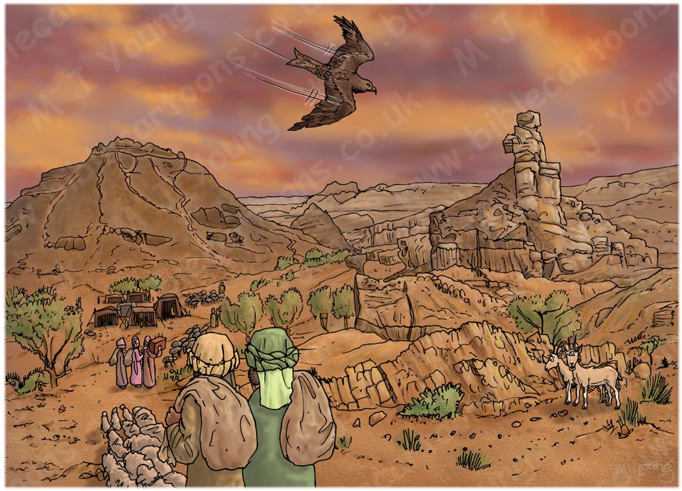 Genesis 12 - Call of Abram - Scene 06 - Into the Negev (Version 01) 980x706px col.jpg