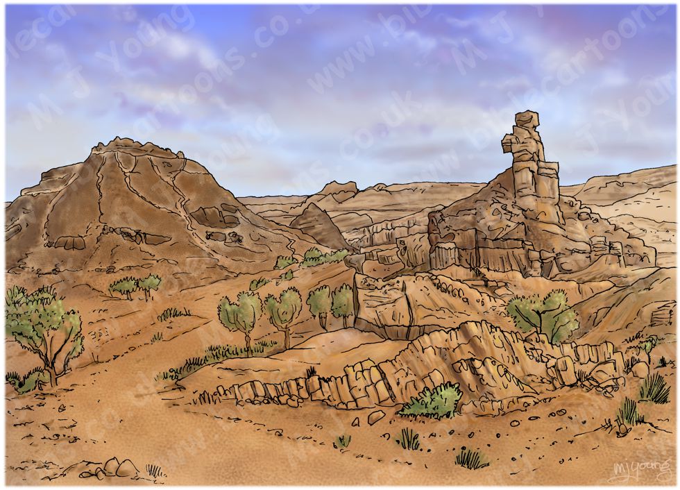 Genesis 12 - Call of Abram - Scene 06 - Into the Negev (Version 02) - Background 980x706px col.jpg