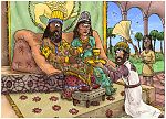 Nehemiah 02 - Cupbearer to the king - Scene 02 - Nehemiah's request 980x706px col.jpg