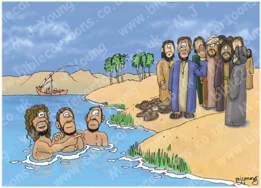 Bible Cartoons: John 01 - John the baptist