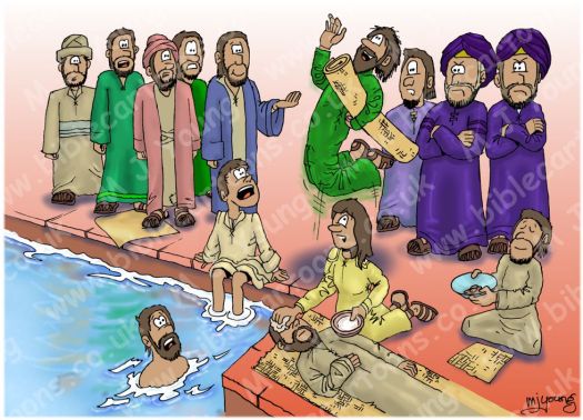 Bible Cartoons: John 05 - Healing by the pool